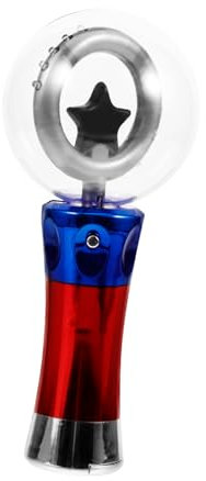 ifundom Barra Luminosa Led Giratoria para Niños Varita Brillante para Fiestas Nocturnas Accesorio Intermitente para Conciertos y Actuaciones