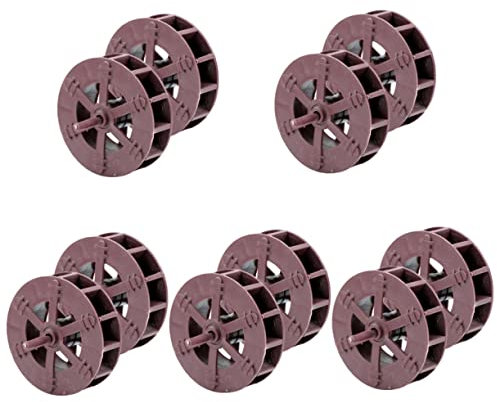 BESPORTBLE 10 STK Zen-Garten-dekor Künstliche Hügelrotationsräder Radstütze Wasserbrunnen Teil Desktop-dekor Aquarium-dekor Wasserrad Tischbrunnenrad Shell Schmuckschale Mini Plastik Asien