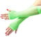 Elegance-go Lange Fischnetz Handschuhe,Netzhandschuhe lang Fingerlose Netzhandschuhe für Damen Fingerlose Netzhandschuhe für 80er Kostümabend Partyzubehör（grün）