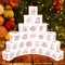 Adventskalender zum Befüllen DIY Adventskalender zum Selbstbefüllen mit Kartons, Stickern und Juteschnur 2024 Adventskalender zum Basteln DIY Adventskalender Selber Befüllen (Kubus Rosa)