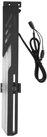 RGB GPU Support Bracket, Adjustable ARGB Graphics Card Holder, Sliding Bracket, Crystal Style with Cool Light Effects, for Most Computer Chassis