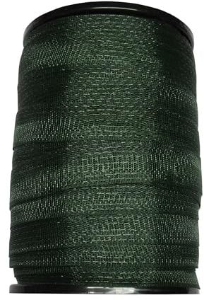 Electric Fence Tape Poly Fencing 40MM x 400M (Electrified Polytape Horse Paddock Green)