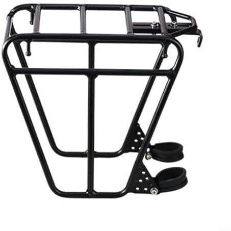 Porte-bagages avant de vélo - Porte-bagages pour cadre de frein, porte-bagages avant pour scooter, équilibré, VTT