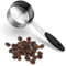 Sibba 60ml Edelstahl Kaffeelöffel Messlöffel Dosierlöffel mit Lang Griff Kaffeedosierlöffel Portionierer Messbecher für Flüssigkeiten Feststoffe Tee Kaffee Kakao Bohnen Gewürze Milchpulver Puderzucker