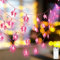 Glooglitter Bow String Lights 9.84 ft 20 LED Fairy Lights Battery Operated Decorative Waterproof Indoor Outdoor Twinkle Bow Decor for Bedroom Wedding Birthday Party(Pink,Chubby Bowknot)