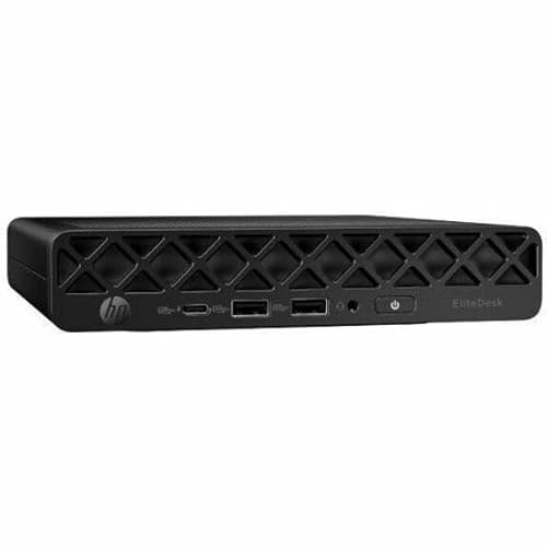 HP EliteDesk 8 G1i Desktop Computer - Intel Core Ultra 5 235T - vPro Technology - 32 GB - 512 GB SSD - Desktop Mini - Jack Black