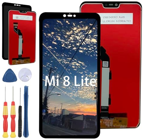Yuxyiony Pantalla LCD de repuesto para Xiaomi Mi 8 Lite, pantalla LCD, reparación y accesorios de herramientas de repuesto