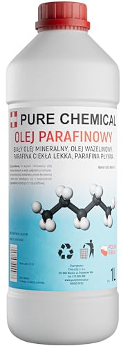 CHOSA Paraffinöl 1L | Flüssigparaffin 1L, Universelle Imprägnierung, Pflege von Holz, Möbeln, Terrassen, Tiefenschutz, Natürliches Aussehen