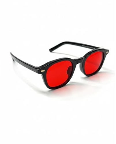 Puremind Gafas Bloqueadoras de Luz Azul con Lente Naranja– Protección Pantalla Ordenador + Antifatiga + Mejora del Sueño + Montura Gris Unisex – Gafas para Luz Azul