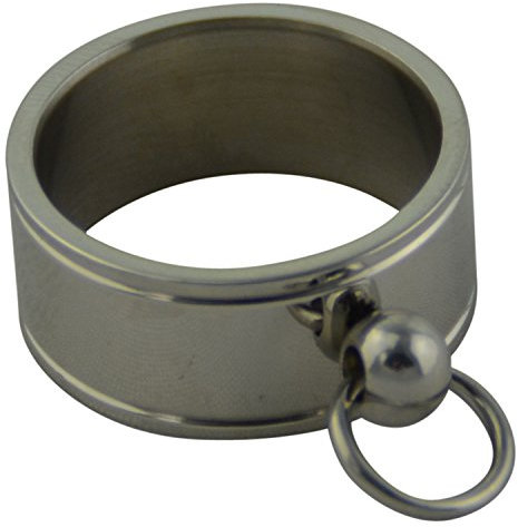 BDSM Erotik Ring der O breit Fingerring Edelstahlschmuck Bdsm slave Ring wählen Sie die Größe (23mm)