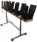 Saw Horse Log Holder Wood Table Bench for Chain Saw Truncator Metal 6 Fold
