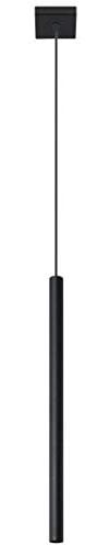 SOLLUX lighting Hängelampe Pendelleuchte Hängeleuchte Deckenlampe Lampe Decke Stahl 1 Flammig 25 x 25 x 104 cm Pastelo