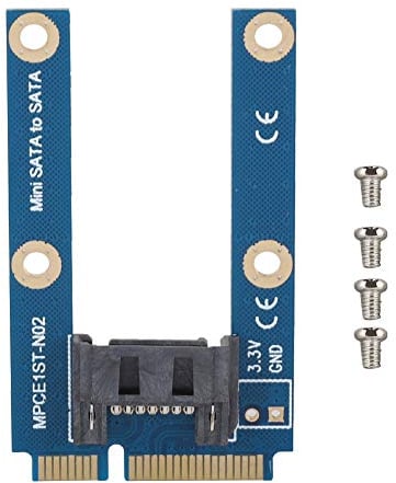 Horizontaler mSATA-zu-SATA-Adapter Erweiterungskarte 7-Pin-SATA-zu-mSATA-Laufwerkkonverterkarte