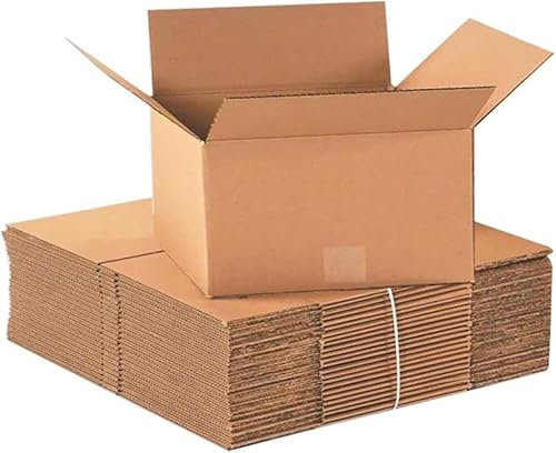 24x18x18 | 610 x 457 x 457mm | AKAR Double Wall Cardboard Shipping & Storage Postage Box | Strong & Durable Postal Mailer suitable for Moving [Pack Of 10]