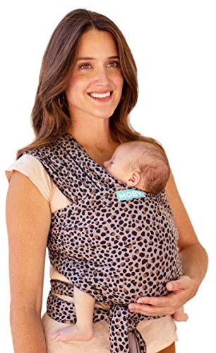Moby Classic Baby Wrap - Babytragetuch für Neugeborene bis Kleinkind - Tragetücher - Perfekte Babyhalterung für Mama & Papa - Verstellbar für alle Körpertypen - Kann Babys bis zu 15 kg tragen -
