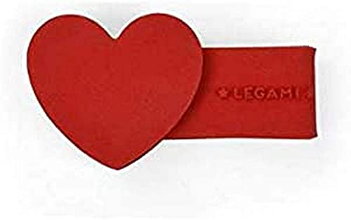 Legami - Clip Magnetica, 4,8x3,3 cm, Set di Clip chiudi Pacco, Ideale per Tenere i Cavi Ordinati, Fissare la Penna al Taccuino, Tenere Uniti gli Auricolari, Heart