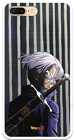 iPhone 7 Plus Case - iPhone 8 Plus Official Dragon Ball Trunks Sword to Protect Your Mobile Phone Flexible Silicone Case Officially Licensed by Dragon Ball
