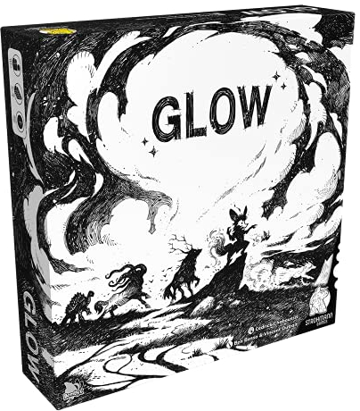Strohmann Games, Glow, Familienspiel, Kartenspiel, 2-4 Spieler, Ab 10+ Jahren, 45+ Minuten, Deutsch, Schwärzer