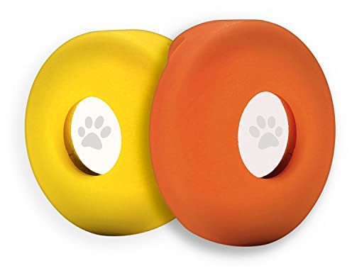 FLIRTARE Airtag Hundehalsbandhalter, Silikon-Hundehalsbandhülle für Apple Airtag, Anti-Lost Air Tag Cover für Gepäck und Handtasche