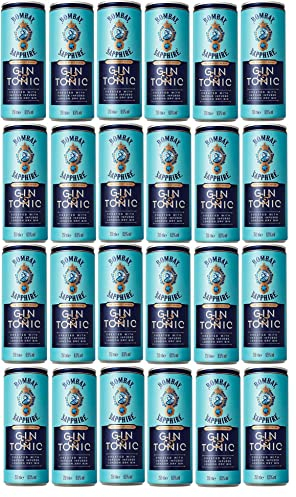 Lattine Gin&Tonic -BOMBAY- Shappire 3, 6, 9, 12 o 24 (24)