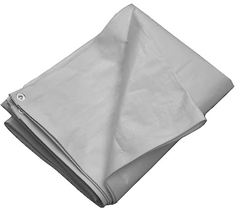 vidaXL Lona Toldo Camping Cubierta Refugio Acampada Protección Muebles de Jardín Patio Terraza Balcón Exterior HDPE Gris 260 g/m² 3x3 m