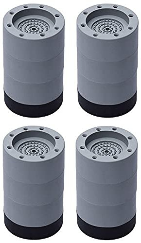 Tapis en Caoutchouc pour Machine à Laver 4pcs Anti-Vibration Pieds de Pieds de Vibration Machine à Laver Tapis en Caoutchouc Tapis Anti-Vibration Sèche-Linge Universal Fixe Plaque antidérapante (Colo