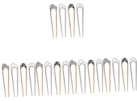 minkissy 20 Pz Forcina in Lega Forcella per a Forma di u per Fermaglio per Chignon Forchette per in Metallo per Le Donne Ragazza Testa a Sfera
