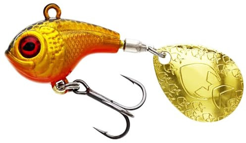 Westin DropBite Spin Tail - Jigspinner, Länge/Gewicht:3.4cm / 17g, Farbe:Gold Rush