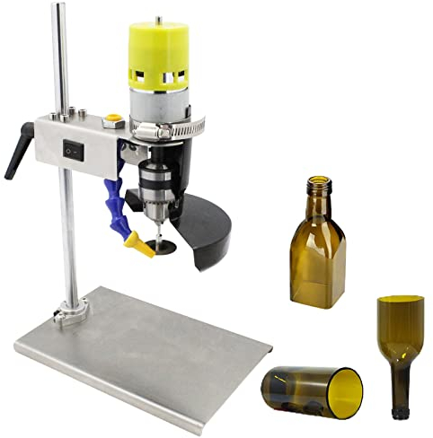 Electric Glass Bottle Cutter, Bottle Cutting Tool Kit, 6000R/Min 150W, Bottle Cutter Machine for Cutting Various Sizes & Shapes of Bottle-Round, Square, Oval Bottle & Bottle Neck