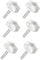 lmoikesz Headboard Fixed With Stainless Steel Screws And Washers For Divan Bed Headboard Screws And Washers For Divan Bed PP, 6PCS