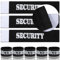 jiawaggag 5 Stück Security armbinden Set armbinde Klett Binde Armband schwarz Security Patch Klett für Sportveranstaltungen 35 * 7cm