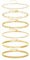 GMHLLES Gold Bracelet for Women,6 Pcs Plated Bracelets Set 14K Gold Paperclip Link Bead Bracelet Cuban Link Bracelet Stainless Steel Stacking Bracelets for Girls Charm Bracelets Set Fashion Jewelry