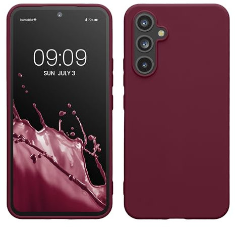 kwmobile Hülle kompatibel mit Samsung Galaxy A54 5G Hülle - TPU Silikon Handyhülle - Schutzhülle stoßabsorbierend flexibel - Case in Magenta Lila