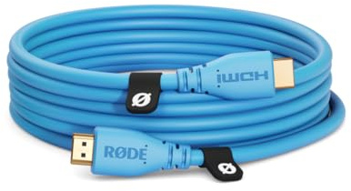 RØDE HDMI-3 Câble HDMI Premium haute vitesse avec Ethernet (3m/10ft, Bleu)