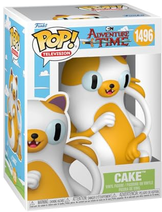 Funko POP! TV: Adventure Time: Fionna and Cake | Official Cartoon/Animation Merch - Collectable Vinyl Figurine for Shelf Display - Birthday Gift Idea for Fans and Collectors