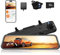 WOLFBOX 12 G840H Spiegel Dashcam mit Rückfahrkamera, ADAS und BSD, 2.5K Dual Dash Cam Spiegel mit 5.8GHz WiFi, Sprachsteuerung, Loop-Aufnahme, Parküberwachung, Kostenlose 32 GB Karte und GPS