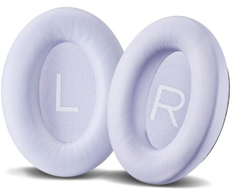 AHG QuietComfort Ear Pads Replacement Cushion Compatible with Bose QuietComfort (2023), QC45 QCSE QC35 QC35 II Noise Cancelling Headphones (Lilac). Premium PU Leather | Superior Comfort/Durability