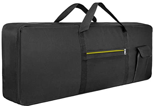 SunaOmni Keyboard Bag 76 Key Portable Electronic Piano Padded Keyboard Carrying Bag Storage Case Gig 120x40x13cm Electric Piano Case Portable Carry