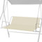 KXVXXV Hollywoodschaukel Sitzfläche Ersatz Hollywoodschaukel Bezug Ersatz-Schaukelsitzbezug 600D-Oxford-Gewebe(148 * 52 * 52cm,Gelb-braun)