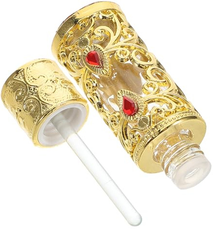 Beaupretty Leere 3 Ml Glas Parfümflasche Nachfüllbar Handgefertigt Mit Edelsteinen Dubai Reise Duftöl Behälter Vintage Wiederbefüllbarer Flakon