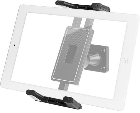 QWORK® Tablet Wall Mount Holder，with 360°Rotating Base, for 4.7-15 Inch Devices