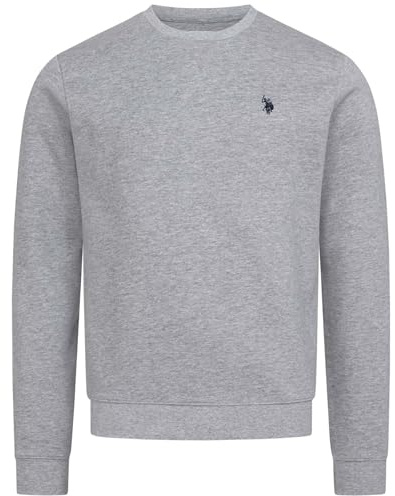 U.S. POLO ASSN. Herren Sweatshirt (S-3XL) Baumwollmix, Rundhals, Langarm Pullover - P033