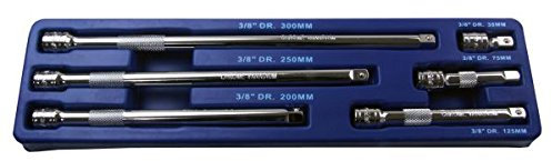 US PRO 6PC 3/8 DR. Extension BAR Set 38, 75, 125, 200, 250, 300mm 4138