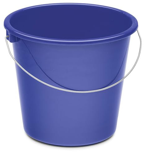 Dönges Kunststoffeimer, blau, 5 l (Eimer Plastikeimer Haushaltseimer Plasteeimer Putzeimer Wirtschaftseimer)