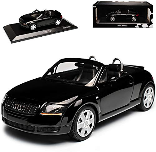 Minichamps A-U-D-I TT 8N Roadster Cabrio Schwarz 1. Generation 1998-2006 limitiert 1 von 300 1/18 Modell Auto