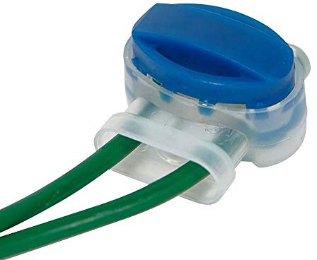 Premiumpreis® Kabelverbinder | Kabelklemmen | Klemmen, Verbinder für Begrenzungskabel, Begrenzungsdraht | Mähroboter | Automower, wasserdicht und witterungsbedständig, 20 Stück