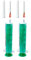Lot de 1, 2 ou 3 Seringues de 20 ml - Laboratoire, Liquides Avec Aiguille Émoussée pour E-liquide, Arômes et Loisirs Créatifs (Lot de 2 x 20 ml)