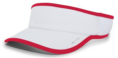 Lite Series All-Sport Active Visier, weiß / rot, Einheitsgröße