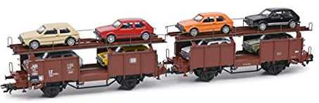 Schuco 452660300 Volkswagen Ladegutpackung VW Golf 1, in acht, Modellauto, Maßstab 1:87