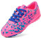 DREAM PAIRS Boys Football Boots Shoes Kids Girls Soccer Athletics Sport Training Shoes Indoor Outdoor Football Shoes Sneakers for Unisex,Size 2 Big Kid,Fuchsia-Qh,SDSO223K